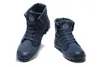Botas Pallabrouse Blue jeans Zapatillas de deporte Turn help Hombres Botas de tobillo militares Lona Zapatos casuales Hombres Zapatos azul marino Tamaño Eur 39-45 230824