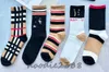 Designer men's and women's socks multi-brand luxury sports socks Winter net letter knitted socks cotton 0824