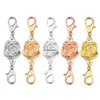 5pcs Rose Flower Magnetic Buckle Cond Connector
