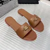 Slippers Designer Dames Slides Slippers Sandalen Schuim Runner Slipper Damesschoenen Echt Leer Zwarte Slijtage Strand Binnen Maat 35-43