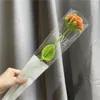 装飾的な花手編集花糸かぎ針編みハートシェイプ織りブーケウェディングデコレーションハンドメイドバレンタインの恋人への贈り物