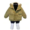 Down Coat Nouveau hiver vers le bas coton veste garçons noir manteau à capuche vêtements d'extérieur pour enfants vêtements adolescent 38Y enfants Parka rembourré Snowsuit XMP323 x0825