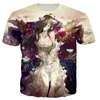 T-shirt da uomo Overlord Albedo Camicia Uomo Donna T-shirt stampate in 3D T-shirt casual stile Harajuku Streetwear Tops Anime T-shirt oversize