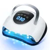 Nail Dryers LadyMisty SUN X9 MAX 114W UV LED Lamp For Dryer Portable Design Gel With Sensing Professional Manicure 230825