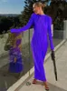 Grundlegende Freizeitkleider WJFZQM Langarm, figurbetont, gestreift, für Damen, Club-Party, elegantes Outfit, Herbst, geraffte Rüschen, sexy Y2K-Kleidung 230825