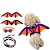 Costumi per gatti Cani e gatti di Halloween Giocano con ali di pipistrello Accessori per abbigliamento per cani Oggetti di scena interessanti