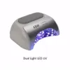 Сушилка для ногтей Ibelieve Профессиональная двойная чип -uvled Lamp 48W быстрое отверждение сушилки Drying Luminaria garnish Отверстие Ongles Manicure Light 230825
