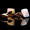 Cuff Links KFLK jewelry Fashion French shirt cufflink for mens Brand Cuff link Button High Quality Gold-color Wedding Groom guests 230824