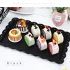 Пластины 3pcs/Pack Retro White Decorative Cake Array Служа с легким прямоугольником в европейском стиле.