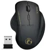 Mouse Wireless Mouse ergonomico per computer Mouse ottico per PC con ricevitore USB 6 pulsanti Mouse wireless 2.4Ghz 1600 DPI per laptop HKD2308251.