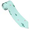 Noeuds papillon mignon cactus et coeurs cravate pour hommes femmes cravate vêtements accessoires