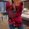 女性のパーカーハロウィーンファッション長袖