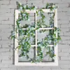 1/2 pezzi ghirlande di fiori margherita artificiale 6,7 piedi fiore finto edera vite con foglie per parete casa camera patio arredamento esterno interno HKD230825 HKD230825