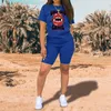 Survêtements pour femmes Printemps Été 2023 Mode Style ethnique Halloween T-shirt à manches courtes Casual Caractère élégant Imprimer Couleur Solide Femmes