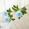 Silk Hydrangea Vase for Home Room Decor Wedding Bouquet Outdoor Garden Brudtillbehör Clearance Billiga konstgjorda blommor