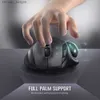 Seenda recarregável trackball mouse bluetooth + 2.4g modo duplo mouse sem fio para pc mac computador portátil tablet gamer mause q230825