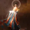 Scena noszona starożytna tancerka w zachodnich regionach Dunhuang Apsaras Odzież Elegancka chińskie kostiumy tańca ludowego Cosplay Specjalne użycie