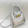 Hot Luxury brand crossbody bag Tote Bag Vneta Jodie Mini Teen Intrecciato Designer Summer Cowhide Woven Bag Handbag Large Capacity Shoulder Bag Cross Body 2023 tote