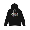 Designer Clothing Fashion Sweatshirts Palmes Angels Broken Tail Shark Letter Flock Embroidery Loose Relaxed Mens Womens Hooded Sweater Casual Pullover jacket za