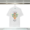 Herren-T-Shirts, Herren-T-Shirts, Designer-Hemd, Casablanc, modische Freizeit-T-Shirts, Herrenbekleidung, Straße, Tennisclub, Casa Blanca, Shorts, Ärmel, Kleidung, Luxus, S-2XL