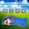 Schlafsäcke Lixada 190 * 75 cm Outdoor-Umschlagschlafsack Camping Reisen Wandern Multifunktions-Ultraleicht-Schlafsack Reisesack 680 g 230825