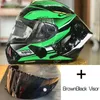 Motorcycle Helmets Full Face Helmet X14 Green Yanagawa5 Motocross Racing Motobike Riding Casco De Motocicleta