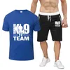 Herren-Trainingsanzüge TRAINER K9 Team Unit Malinois Sommer Freizeit Bequemer Acht-Farben-Kurzarmanzug Lässiges T-Shirt Solide