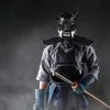 Маски для вечеринок Prajna Mask Demon Японский призрак-воин синий лицо сценарием Shura Ninja Full-Script Kill Prop Male Halloween Costume Costume Mask 230824