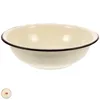 Bowls Enamel Basin Vintage Retro Bowl Kitchen Mixing Snack Containers Home Enamelware Supplies Soup Baby Tray