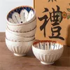 Kommen Restaurant Servies Keramiek Onderglazuur Kleurproces Creatieve Japanse stijl Leuk cadeau Baby Volwassen Schotel Luxe Set