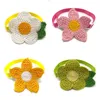 Cat Costumes 50pcs Sun Flower Style dog Bow ties Pet Dog Adjustable Puppy Collar Tie for Small Medium Bowties 230825