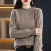 Damestruien Dames En Pullover Vrouwelijke Kasjmier Trui Winter Dikke Casual Jassen Wol Gebreide Tops Jumper Blouse