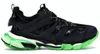 高級デザイナーメンズ女性アウトドアシューズトリプルS 3.0トリプルホワイトブラックトラックトレーナー2ベージュテス。 Gomma Leather Trainer Nylon Printed Platform Sneakers With Box