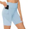 Pantalons de Yoga taille haute pour femmes, courts, contrôle de l'abdomen, entraînement, course à pied, vêtements minimalistes à la mode, 2023