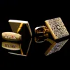 Manschettkroppar Kflk smycken Fransk skjorta Manschettknappar för Mens Brand Retro Cuff Links Luxury Wedding Gold-färgknapp Högkvalitet Gäster 230824