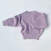 Pullover Spring Children Sweaters Kids Knit Wear Kids Stickovers Topps Baby Girl Boy Sweaters Bids Sweaters 230825