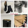 Bottes Femmes Bout Fendu Ninja Tabi Bottines En Cuir Marque De Luxe Design MM6 Talons Ronds Femme Chaussures Dame 7.5 cm / 3.5 cm Talon Botte T230824