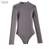 Macacões femininos macacão bradely michelle primavera outono casual manga cheia meia gola alta malha bodysuits mulheres streetwear macacões para tops 230824