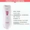 Kemei Femmes Épilateur Épilateur Mini Rechargeable Professionnel Électrique Femelle Utilisation Épilatoire Pour Les Essentiels De Voyage Complet Du Corps HKD230825