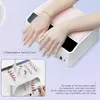 Nail Dryers 2 in 1 Rechargeable Nail Lamp with 28800mAh Battery 178W Gel Polish Dryer Cordless Manicure Machine Wireless Nail UV LED Lamp 230824