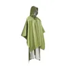 Abris 3 en 1 imperméable sac à dos housse de pluie manteau de pluie capuche randonnée cyclisme tactique Poncho imperméable imperméable en plein air Camping tente tapis