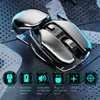 PX2 Metal 2 4G Rechargeable Wireless Mute 1600DPI Mouse 6 Buttons for PC Laptop Computer Gaming Office Home Waterproof Mouse HKD230825