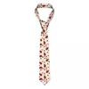 Bow slipsar nyckelpigor och prickar slips för män kvinnor slipsklädertillbehör