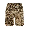 Short pour hommes Cheetah Brown Board Summer Hidden Leopard Graphic Running Surf Pantalon court Séchage rapide Vintage Oversize Maillot de bain