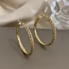 Bracciale FLASHBUY Braccialetti semplici intrecciati color oro in acciaio inossidabile per le donne Regalo di gioielli impermeabili dal design unico alla moda 230824