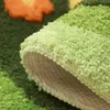 Ковл для туфтинга зеленый мх гостиная растения цветочный коврик для спальни мягкий коридор пола напольная площадка мата
