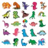 50 adesivi piccoli dinosauri Decorazione in PVC impermeabile diario per auto cellulare animale cartone animato carino