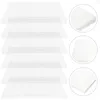 Bolsas de almacenamiento 6 PCS Clear para joyería Organizador Bandeja Cubiertas de polvo Pantalla transparente de plástico