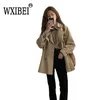 Trenchs Femme WXIBEI décontracté printemps automne coupe-vent manteau femmes manteau court Style britannique tempérament coupe-vent femme XM004 230824