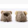 Cat Costumes Cosplay Suit Lion Mane Wig Hat Dog And Puppy Pet Decorative Accessories Fancy Hair